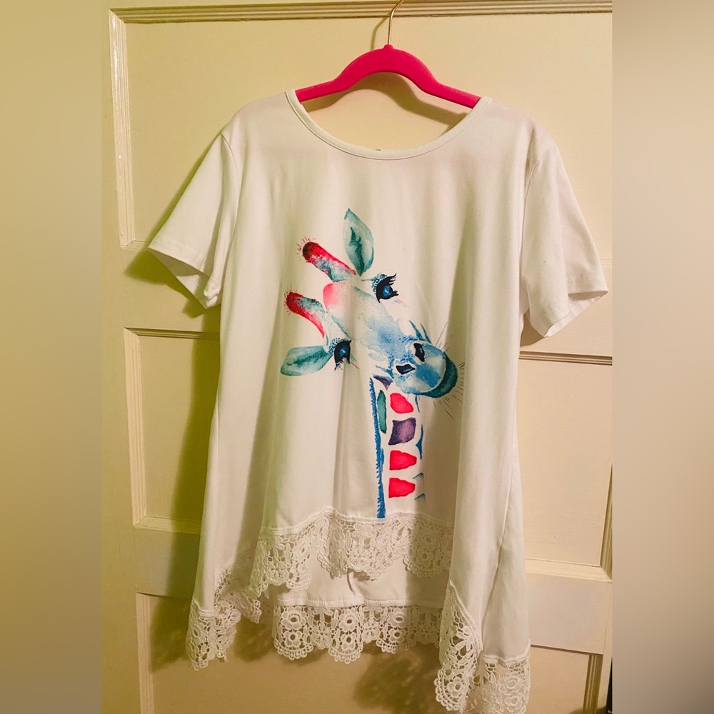 Store of baby (Amazon) big girls t-shirt loose fit